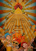 surrealist painting by Adam Pinson